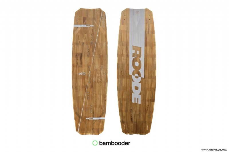 Bambooder e Roode Boards Pioneiram Kiteboard Sustentável Reforçado com Bambu