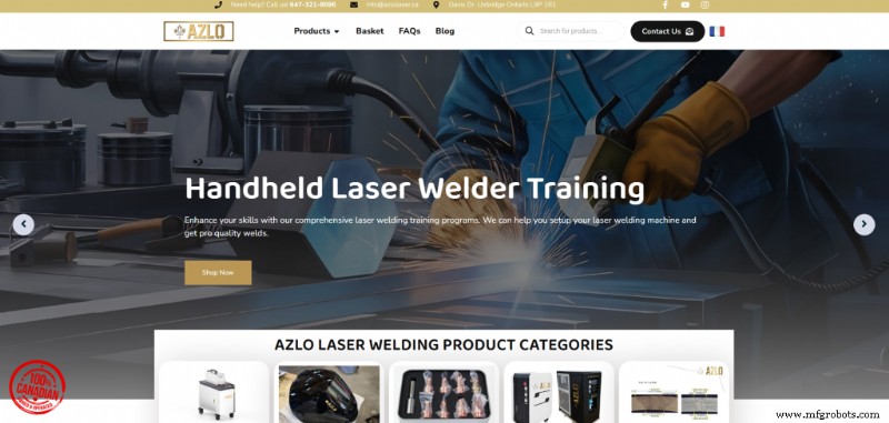 Top 10 Fabricantes de Máquinas de Solda a Laser no Canadá – Guia 2026