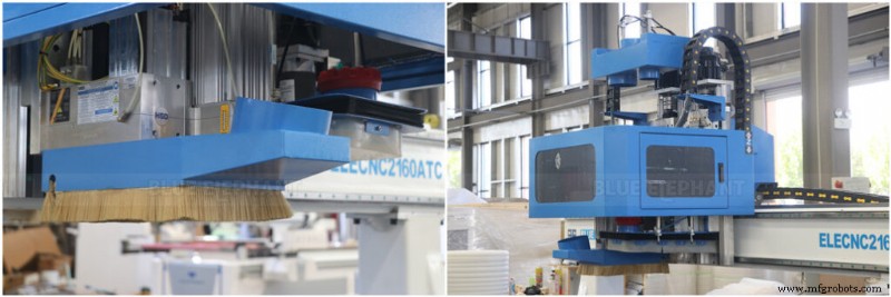 Roteador CNC ATC 2160 mm com Cabeça Agregada e Cabeça de Furação 9+4 Entregue em Surabaya – Ideal para Produção de Móveis e Gabinetes