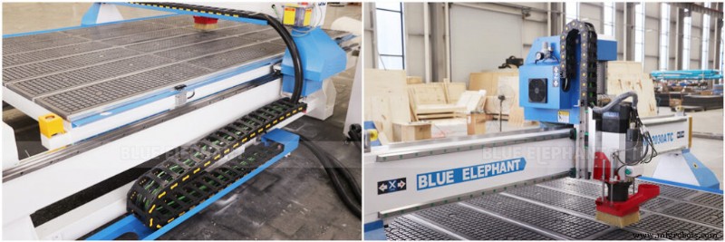 Máquina CNC 2030 Linear ATC para Marcenaria da Blue Elephant Pronta para Entrega ao Quirguistão