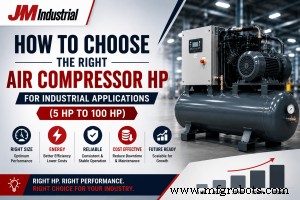Escolhendo o Compressor Industrial Certo (5‑100 HP) para Desempenho Ótimo