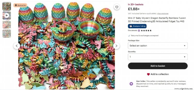 Top 10 Impressões 3D Comprovadas Vendendo na Etsy Hoje