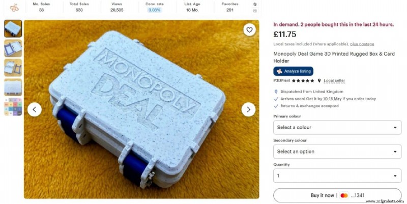 Top 10 Impressões 3D Comprovadas Vendendo na Etsy Hoje