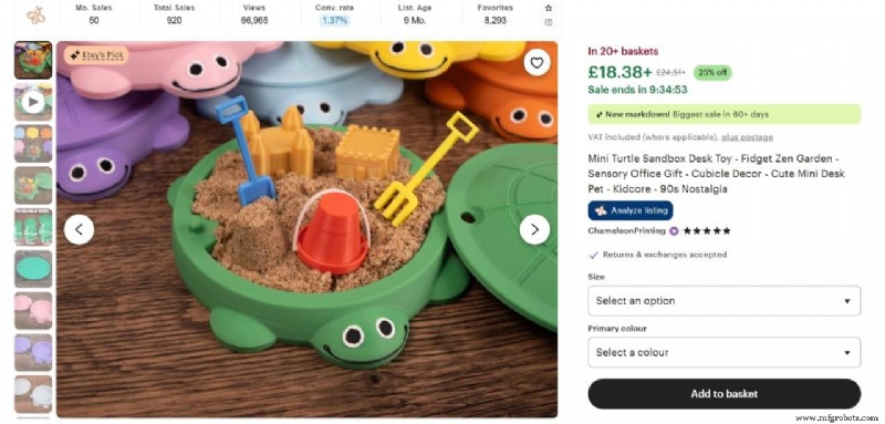 Top 10 Impressões 3D Comprovadas Vendendo na Etsy Hoje