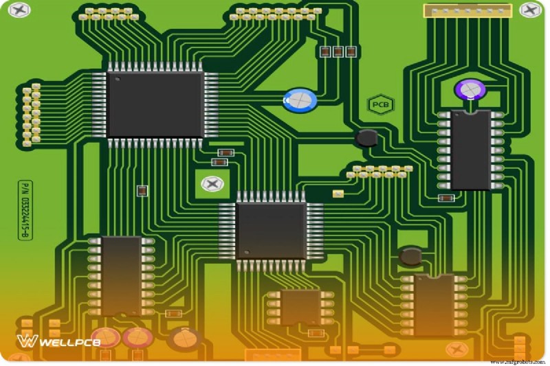 Chanfro de Conector de Borda – Banho de Ouro nos Dedos para Conexões PCI Confiáveis