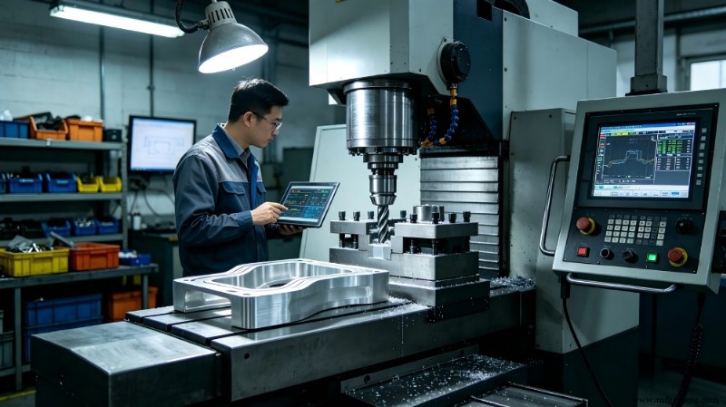 Controle de Deformação CNC para Alumínio de Parede Fina na Fabricação Aeroespacial